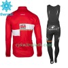 Cykeltøj Langærmet Vinter + Bib Cykelbukser 2017 Lotto Soudal N001